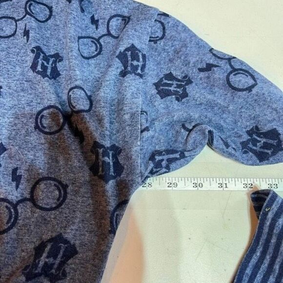 Disney‎ Women's Wizarding World of Harry Potter Embossed Knit Top Blue Size 2XL - Picture 9 of 10